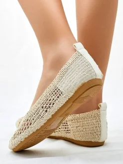 Royalfashion Damskie baleriny ażurowe Annete