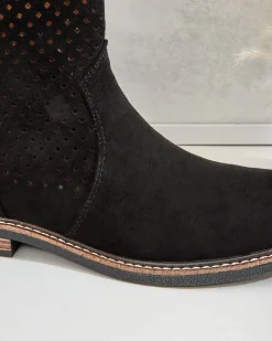 Royalfashion Damskie botki ażurowe Toffas