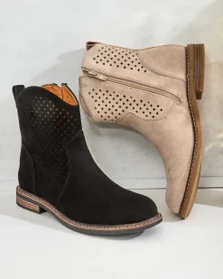 Royalfashion Damskie botki ażurowe Toffas