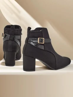 Royalfashion Damskie botki na słupku Eloron