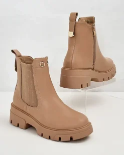 Royalfashion Damskie botki na grubszej podeszwie Gegri