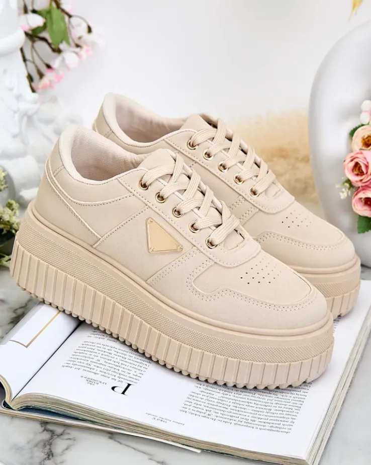 Royalfashion Damskie buty sportowe na platformie Aseldas