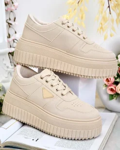 Royalfashion Damskie buty sportowe na platformie Aseldas