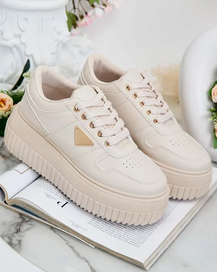 Royalfashion Damskie buty sportowe na platformie Aseldas