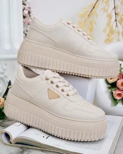 Royalfashion Damskie buty sportowe na platformie Aseldas