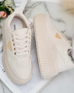 Royalfashion Damskie buty sportowe na platformie Aseldas