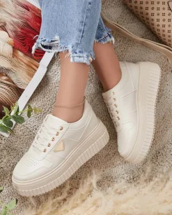 Royalfashion Damskie buty sportowe na platformie Aseldas