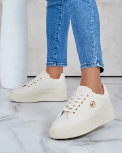 Royalfashion Damskie buty sportowe na platformie Kivensa