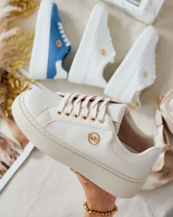 Royalfashion Damskie buty sportowe na platformie Kivensa