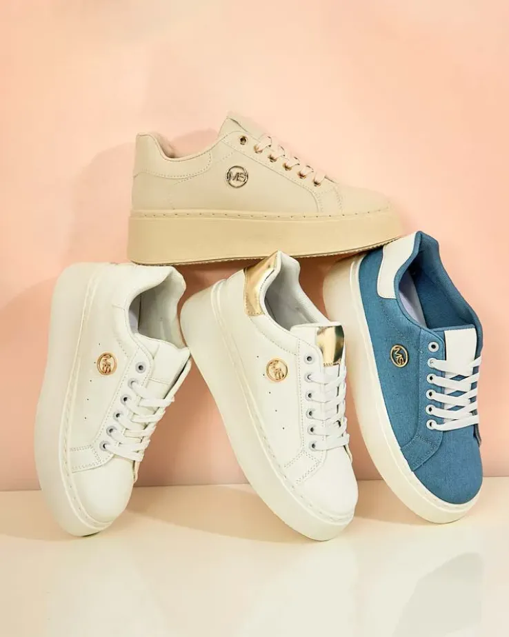 Royalfashion Damskie buty sportowe na platformie Kivensa