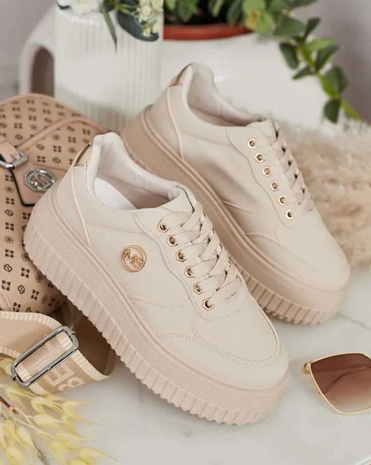 Royalfashion Damskie buty sportowe na platformie Loroppe