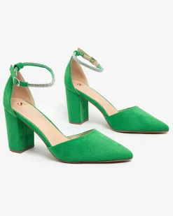 Royalfashion Damskie czółenka z cyrkoniami Britica