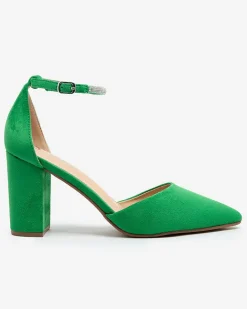 Royalfashion Damskie czółenka z cyrkoniami Britica