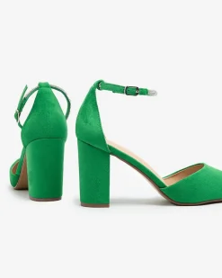 Royalfashion Damskie czółenka z cyrkoniami Britica