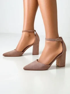 Royalfashion Damskie czółenka eko zamszowe Caldesse