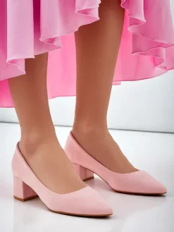 Royalfashion Damskie czółenka na niskim obcasie Agas