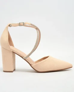 Royalfashion Damskie czółenka z cyrkoniami Briticca