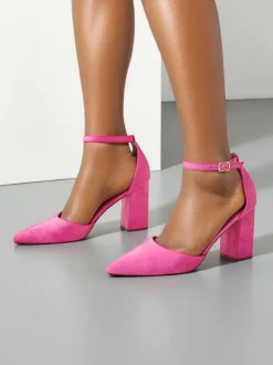 Royalfashion Damskie czółenka eko zamszowe Caldesse