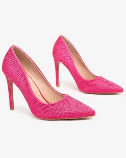 Royalfashion Damskie czółenka z cyrkoniami Griccos