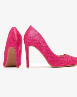 Royalfashion Damskie czółenka z cyrkoniami Griccos