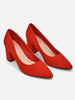 Royalfashion Damskie czółenka eko zamszowe Ugandes