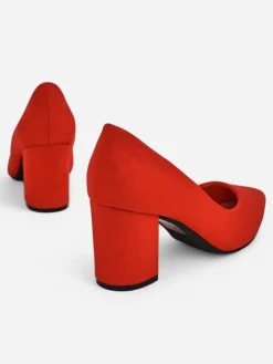 Royalfashion Damskie czółenka eko zamszowe Ugandes