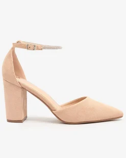 Royalfashion Damskie czółenka z cyrkoniami Britica