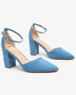 Royalfashion Damskie czółenka z cyrkoniami Britica