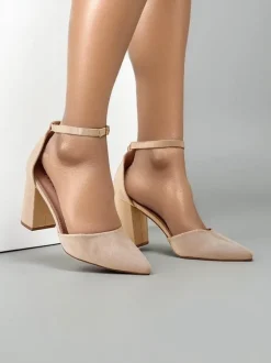 Royalfashion Damskie czółenka eko zamszowe Caldesse