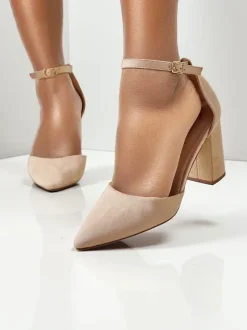 Royalfashion Damskie czółenka eko zamszowe Caldesse