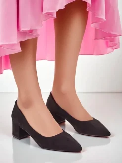 Royalfashion Damskie czółenka na niskim obcasie Agas