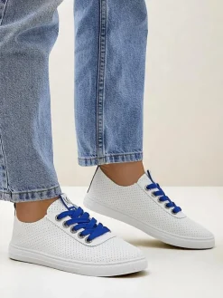 Royalfashion Damskie eko skórzane trampki Next Step