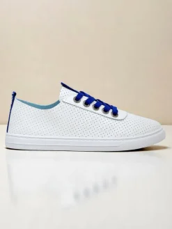 Royalfashion Damskie eko skórzane trampki Next Step