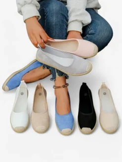 Royalfashion Damskie espadryle eko zamszowe Aroles