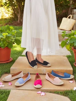 Royalfashion Damskie espadryle eko zamszowe Bombei