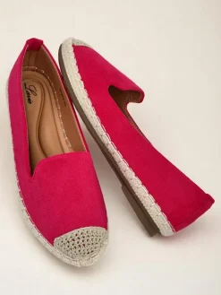 Royalfashion Damskie espadryle eko zamszowe Bombei