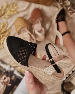 Royalfashion Damskie espadryle na koturnie Sintoles