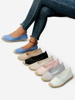 Royalfashion Damskie espadryle eko zamszowe Aroles