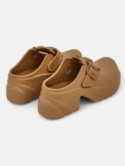 Royalfashion Damskie gumowe klapki na obcasie Voxones