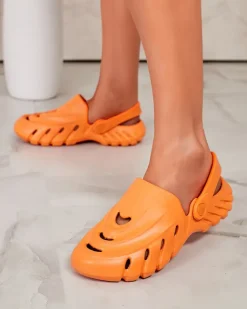 Royalfashion Damskie gumowe klapki Dappis