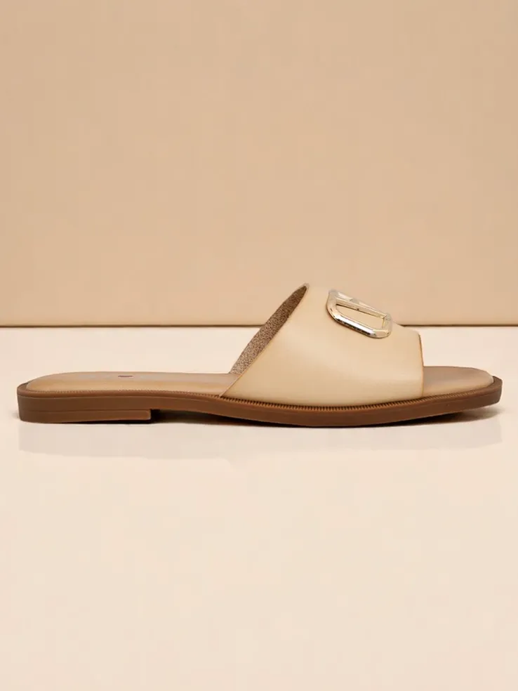 Royalfashion Damskie klapki na płaskiej podeszwie Ohanna