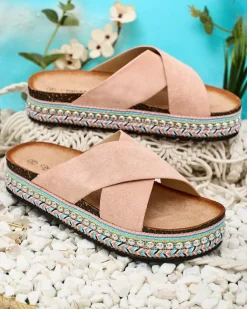 Royalfashion Damskie klapki na płaskiej podeszwie Tomlla