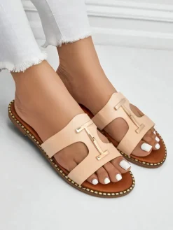 Royalfashion Damskie klapki na płaskiej podeszwie Maya Louise