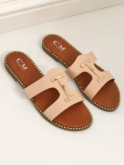 Royalfashion Damskie klapki na płaskiej podeszwie Maya Louise