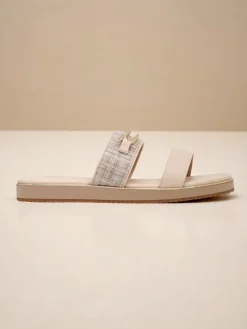 Royalfashion Damskie klapki na płaskiej podeszwie Mamma