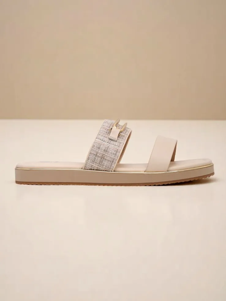 Royalfashion Damskie klapki na płaskiej podeszwie Mamma