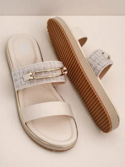 Royalfashion Damskie klapki na płaskiej podeszwie Mamma