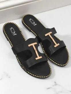 Royalfashion Damskie klapki na płaskiej podeszwie Maya Louise