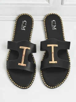 Royalfashion Damskie klapki na płaskiej podeszwie Maya Louise