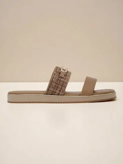 Royalfashion Damskie klapki na płaskiej podeszwie Mamma